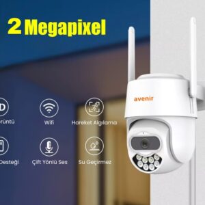 Avenir AV-S305 2MP WiFi Speed Dome IP66 IP Kamera PTZ Pan/Tilt ICSEE App