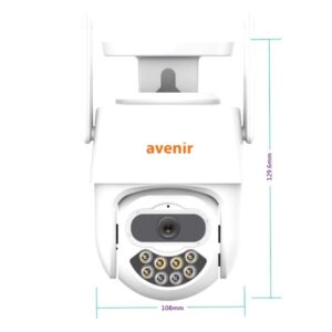 Avenir AV-S305 2MP WiFi Speed Dome IP66 IP Kamera PTZ Pan/Tilt ICSEE App