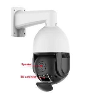 5 MP 30X 4 adet IR LED+ 4 Warm Light+ 2 laser LED PTZ Speedome Kamera AV-IP7530R