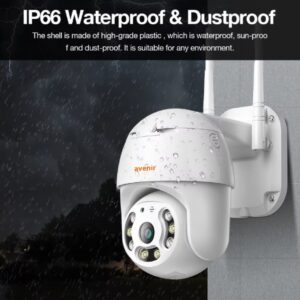 AV-M20 5MP CCTV Kablosuz İki Yolu Ses Onvif Destekli Waterproof Ptz WIFI IP Kamera