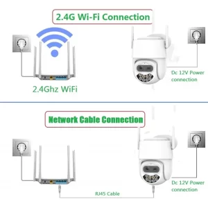 2MP WiFi Speed Dome Wifi IP66 IP Kamera PTZ Pan/Tilt ICSEE App AV-S305