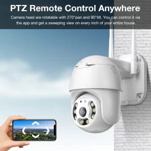 2 MP Ptz WIFI ile CCTV IP Kamera Kablosuz İki Yolu Ses Waterproof AV-M20