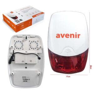 Akıllı Siren Alarm Seti Wi-Fi Tuya Destekli AV-02WF