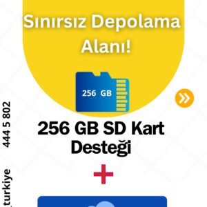 Avenir AV-S427 6MP 2 Kameralı Solar PTZ 4G Sim Kartlı 256 GB SD Kart Desteği IP PTZ Kamera