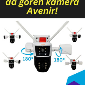 AVENİR AV-S312 12 MP 3 LENSLİ WİFİ IP PTZ KAMERASI