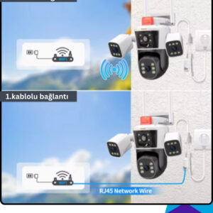 AVENİR AV-S312 12 MP 3 LENSLİ WİFİ IP PTZ KAMERASI