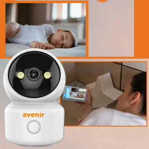 Avenir AV-S215 Wifili Bakıcı Bebek Kamerası 5MP 256 GB SD Kart Desteği Çift Yönlü Ses Sürekli Kayıt Modu