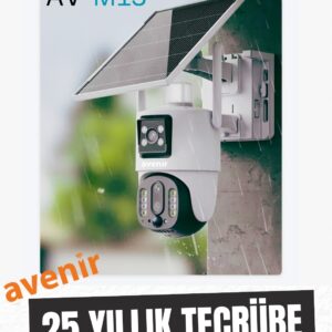 AVENİR AV-M13 4MP 3 LENSLİ 4G Simkartlı IP PTZ KAMERASI